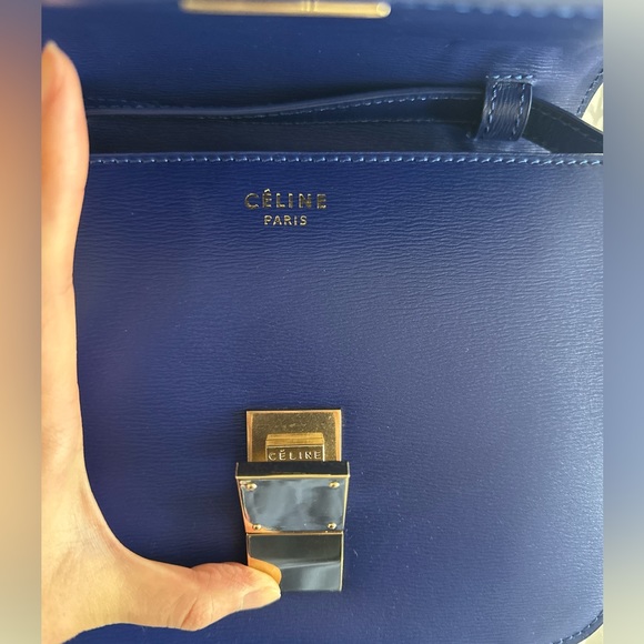 Celine Classic Medium Box Bag - Royal Blue - Picture 4 of 9